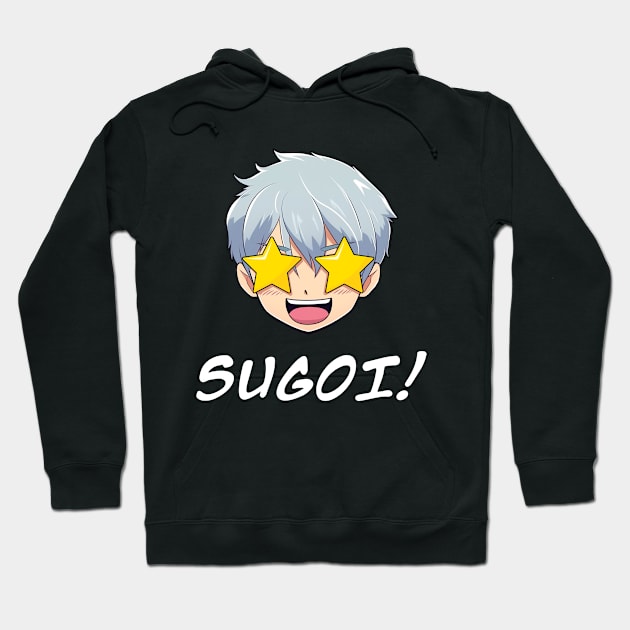 Amazed Anime Face Emoji Sugoi! - Anime Shirt Hoodie by KAIGAME Art